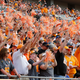Fans of the Tennessee Volunteers celebrate during the second half of the Outback Bowl (Getty Images/Mike Carlson)